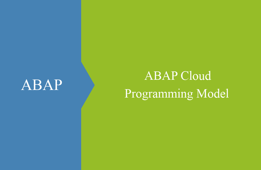 ABAP Cloud Programmiermodell