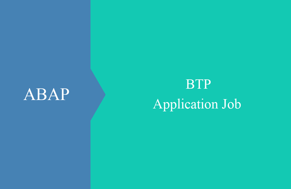 BTP Application Job