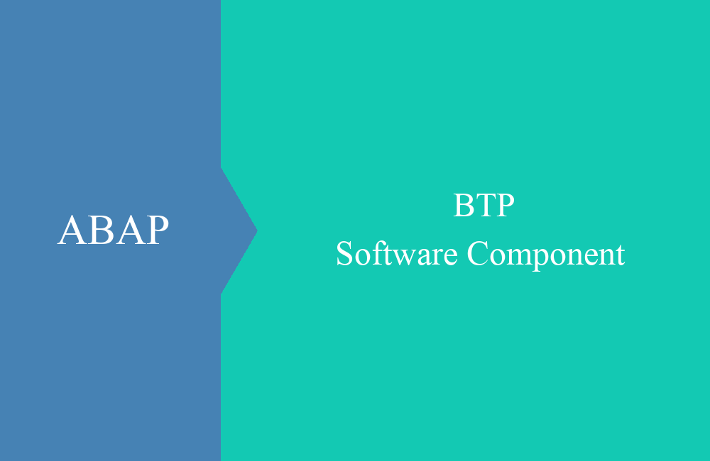 BTP Software Component
