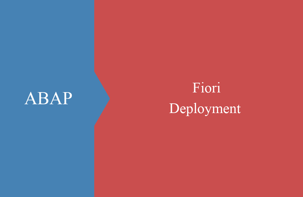 Fiori for ABAP Deployment